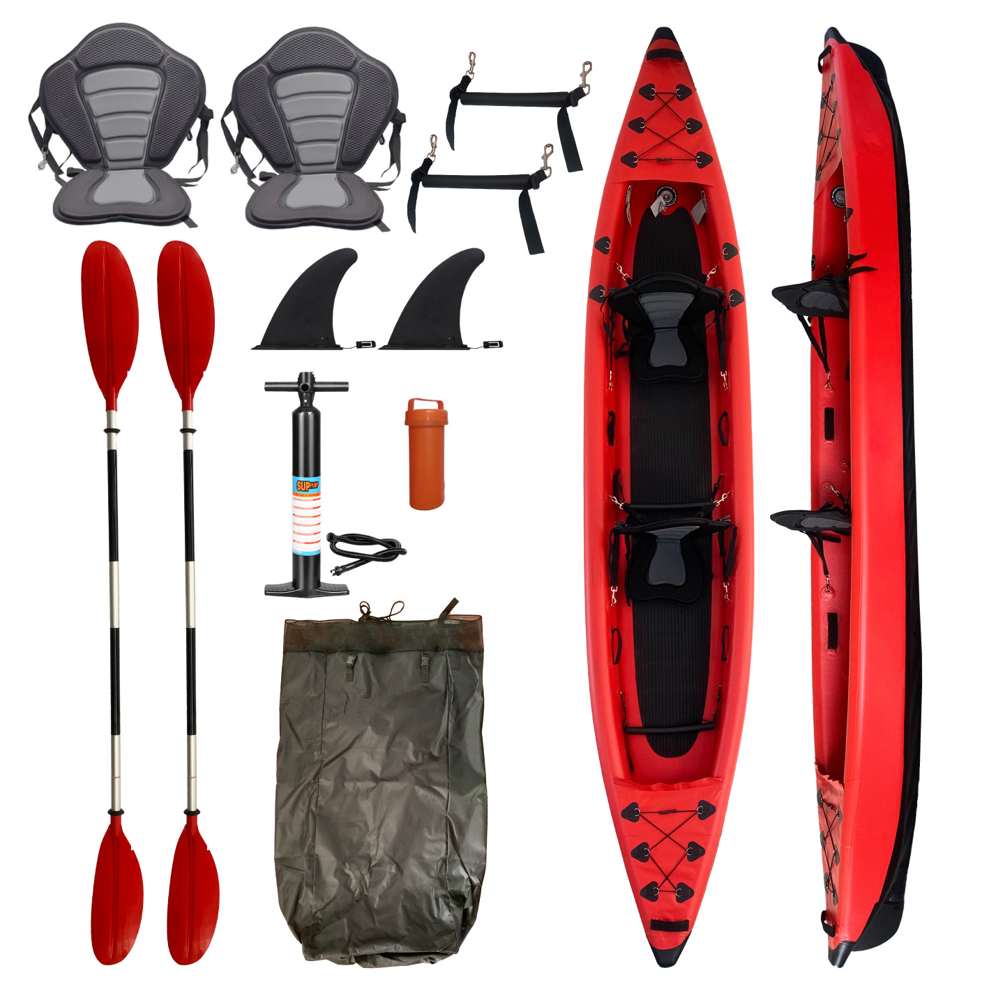 Outdoor Adventure Kayak - Kajak dmuchany dwuosobowy Kaya, łódka do