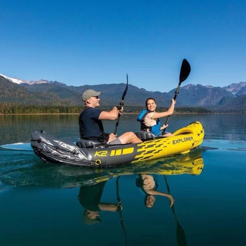 Nadmuchiwany ponton dwuosobowy – Outdoor Adventure Kayak recenzja i cena