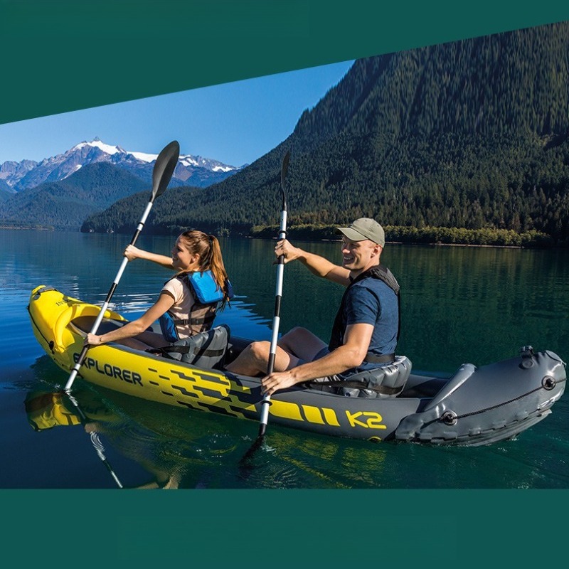 Nadmuchiwany ponton dwuosobowy – Outdoor Adventure Kayak recenzja i cena