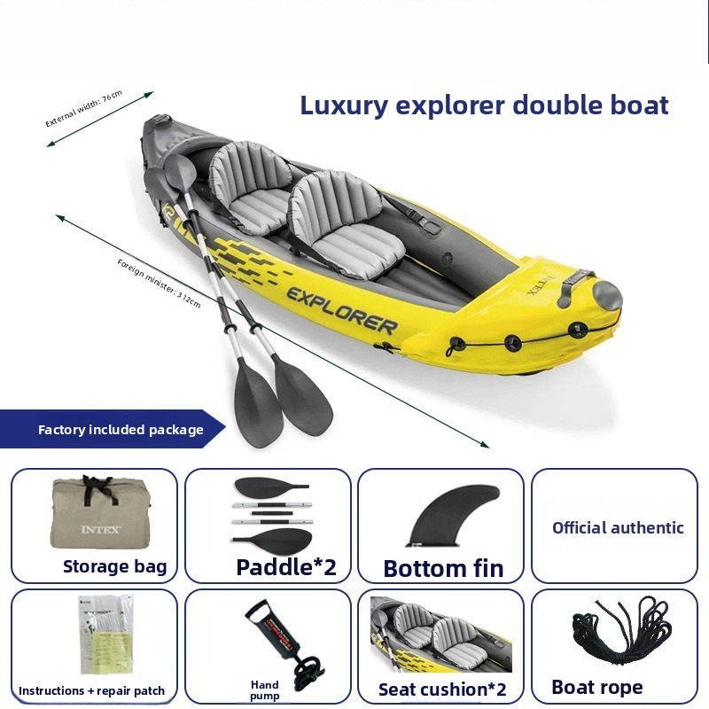 Nadmuchiwany ponton dwuosobowy – Outdoor Adventure Kayak recenzja i cena