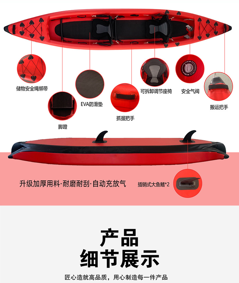Kajak dmuchany dwuosobowy Kaya – Outdoor Adventure Kayak recenzja i cena