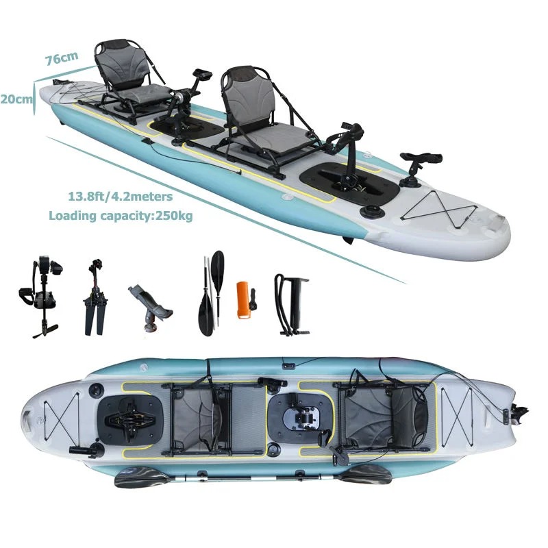 14-stopowy dwuosobowy nadmuchi – Outdoor Adventure Kayak recenzja i cena